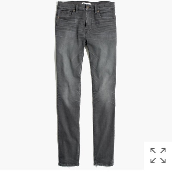 *SOLD* Madewell 9" high-rise skinny grey - Picture 4 of 8
